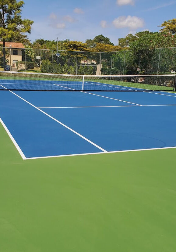 Asphalt Tennis Courts Florida - PTCS