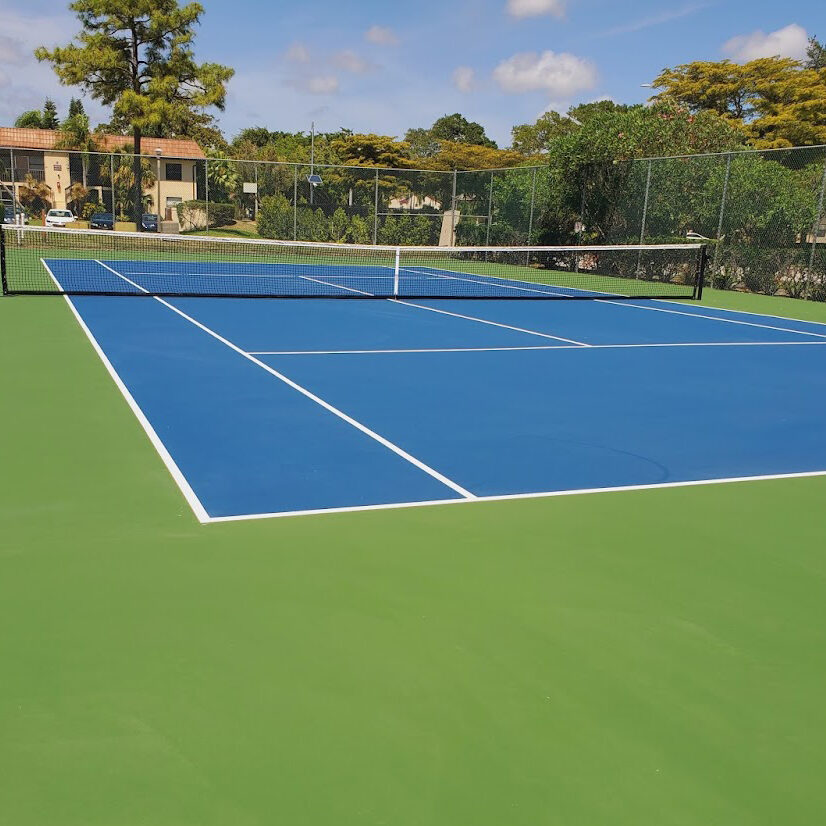 Asphalt Tennis Courts Florida - PTCS