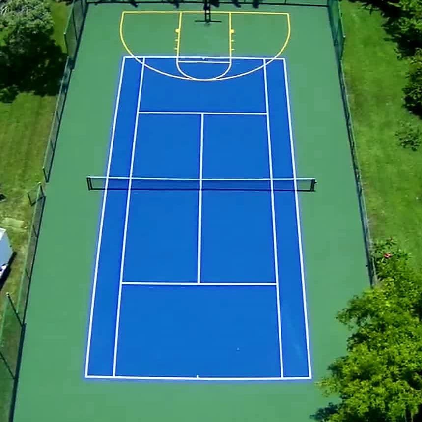Private Tennis Court New Construction - Jupiter FL - Professional Tennis Court Services